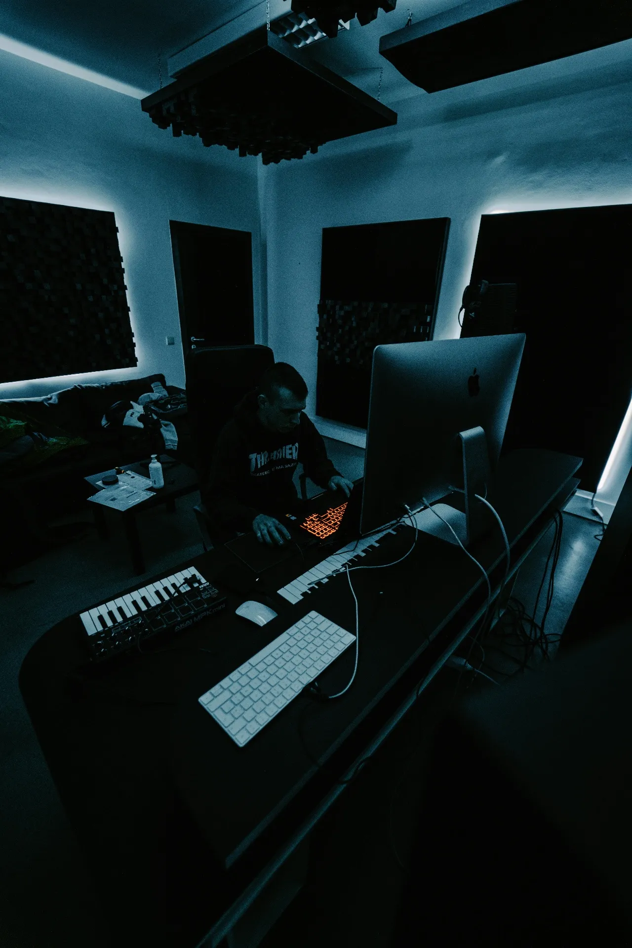 Producer uploading music to Soundyard platform
